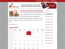 Tablet Screenshot of calendarioonline.com.br